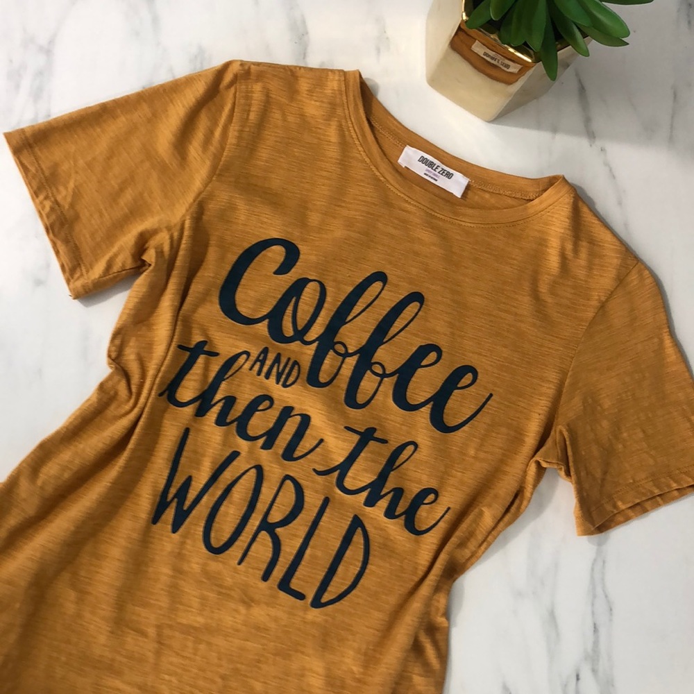 Graphic tee. Coffee lover